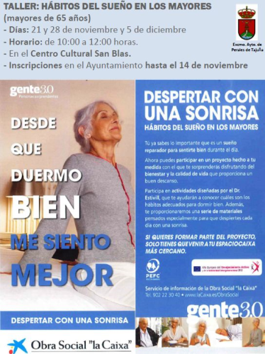 TALLER: HÁBITOS DEL SUEÑO EN LOS MAYORES